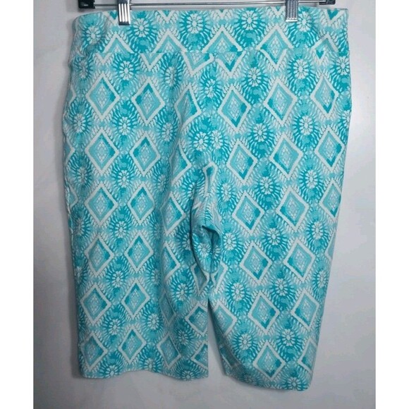 Jason Maxwell Women’s Bermuda Shorts Sz 12 Stretch Elastic Waist Mid Rise Boho - Picture 6 of 8